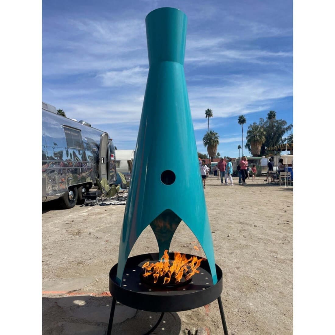 Modfire 9 Foot Stratofire Outdoor Gas Chiminea