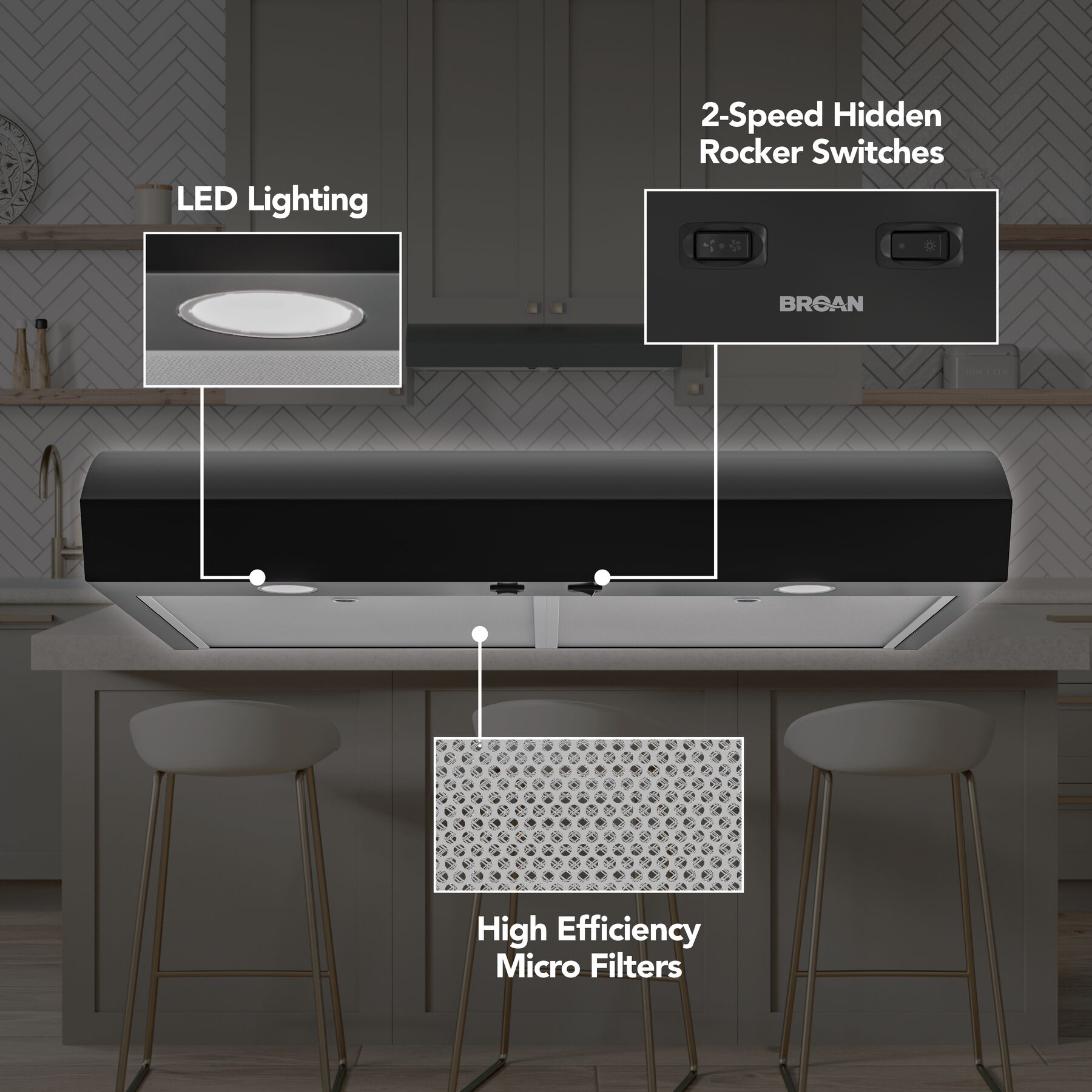 Broan 30 Inch MTR1 Under-Cabinet Range Hood