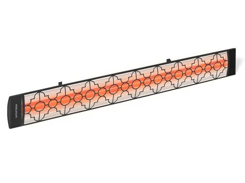 Infratech Comfort Mediterranean Motif 4000W Dual Element Electric Patio Heater - 277V