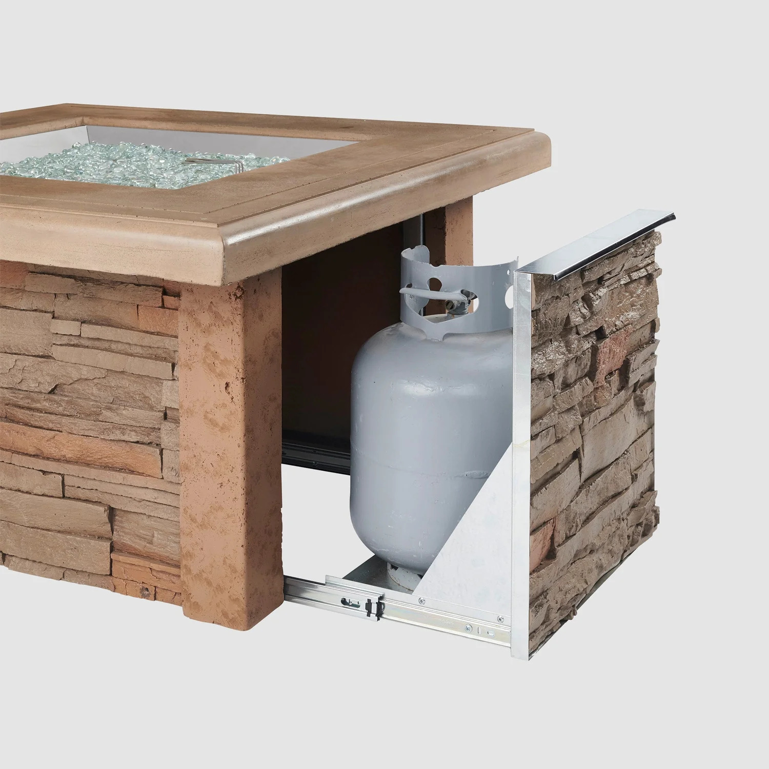 Outdoor Greatroom Company 44 Inch Sierra Gas Fire Table - DSI