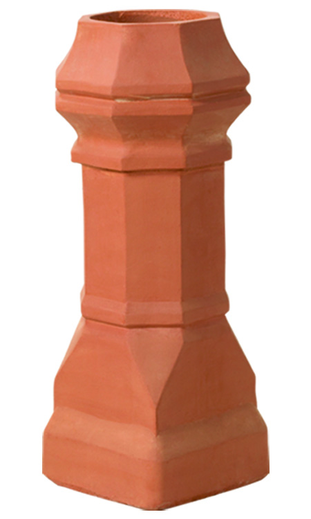 Superior Clay Edwardian Glazed Chimney Pot