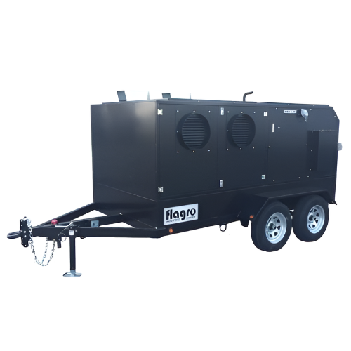 Flagro 800K BTU Air Recirculation Diesel Indirect Fired Heater with Oil Trailer