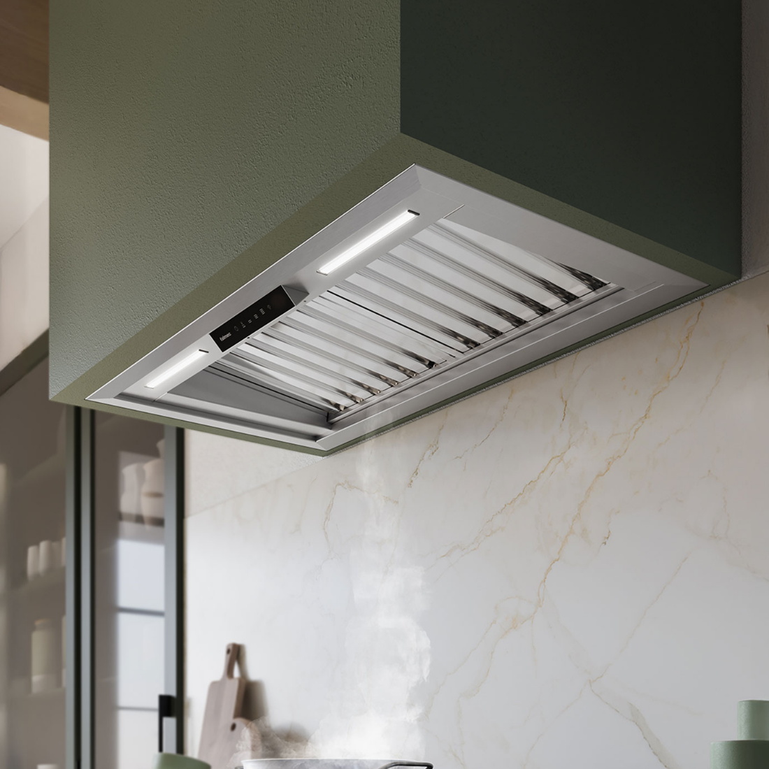 Falmec Massimo Pro NRS 36 Inch Satinless Steel 600 CFM Hood Liner Insert