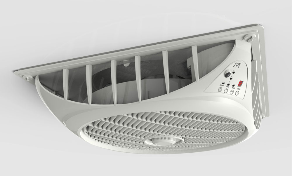 Sunpentown 24 Inch DC Motor Drop-Ceiling Fan
