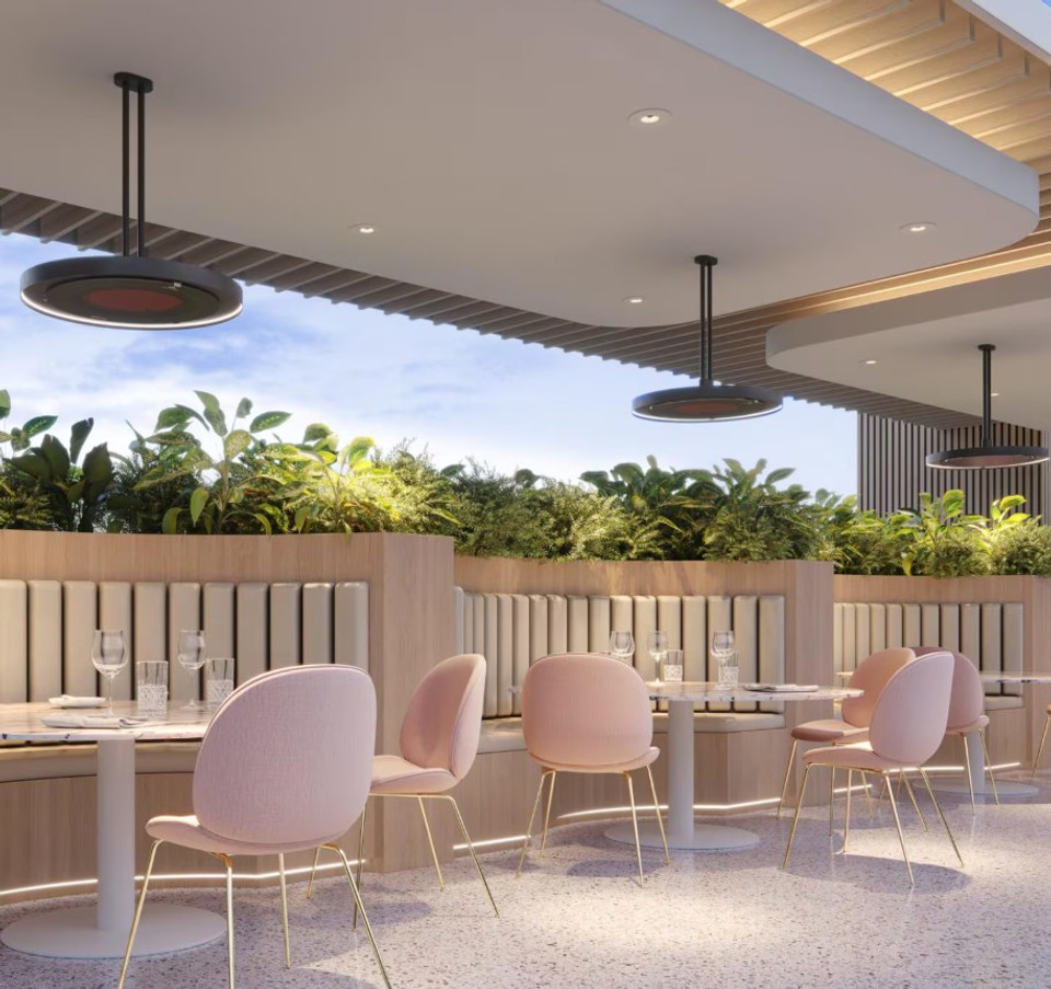 Bromic 24 Inch Eclipse Electric Twin Straight Ceiling Pole