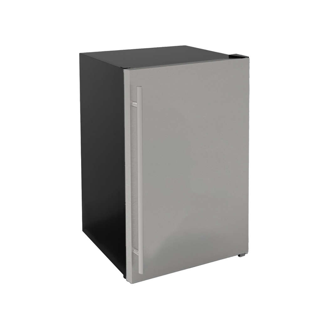 TrueFlame 22 Inch 4.1c Deluxe Outdoor Fridge with Stainless Steel Reversible Door