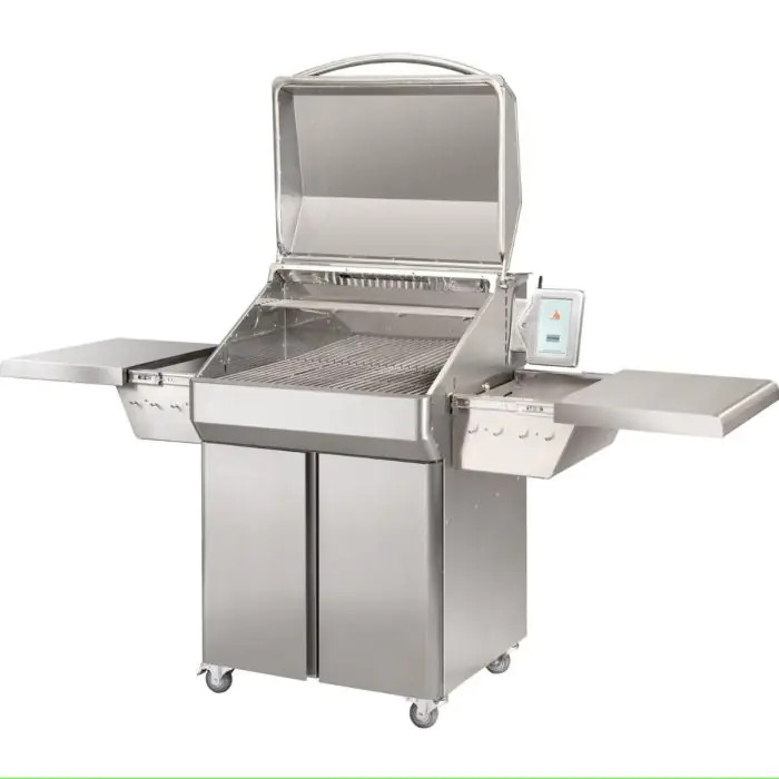 Memphis Grills Pro ITC3 Stainless Steel Pellet Grill on Cart