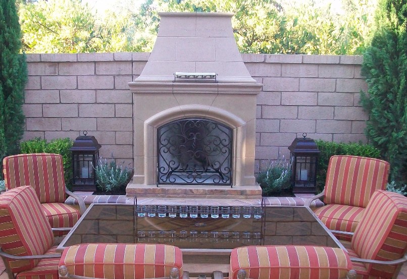 American Fyre Designs Phoenix Freestanding Vented Outdoor Gas Fireplace