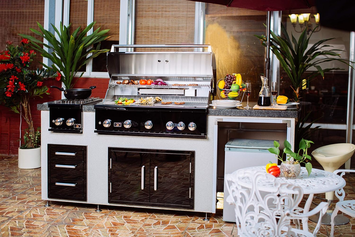 Whistler Grills Black Stainless Steel Double Door