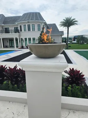 Travertine and More Large 27 Inch Round Fire Bowl