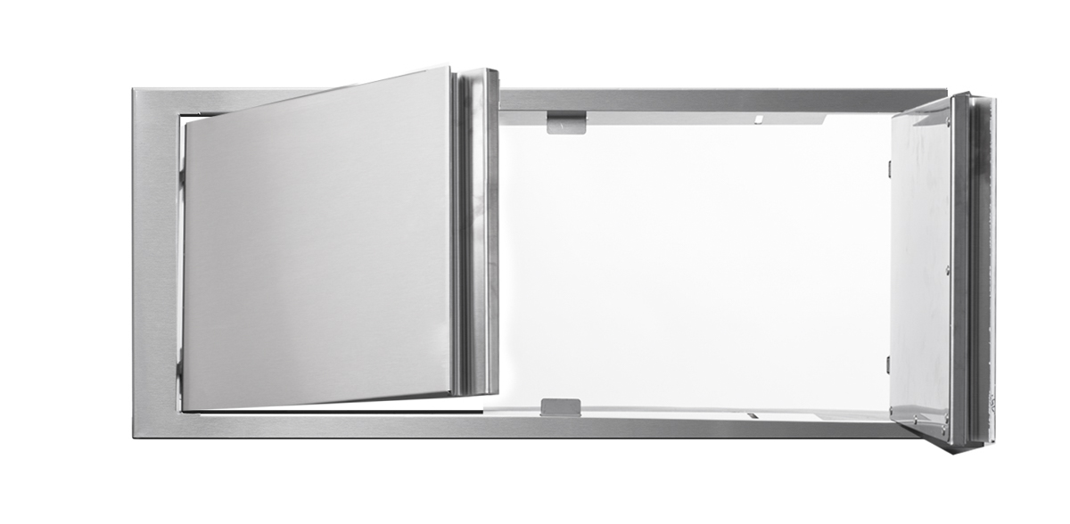 Memphis Grills 30 Inch Stainless Steel Lower Doors for Pro Pellet Grills