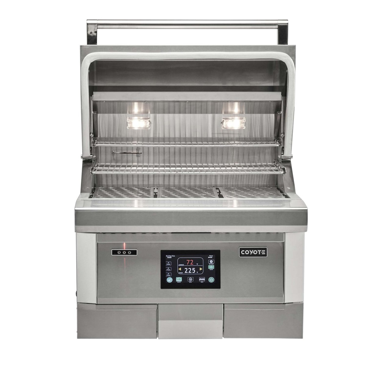 Coyote Outdoor Living 28 Inch Stainless Steel Pellet Grill