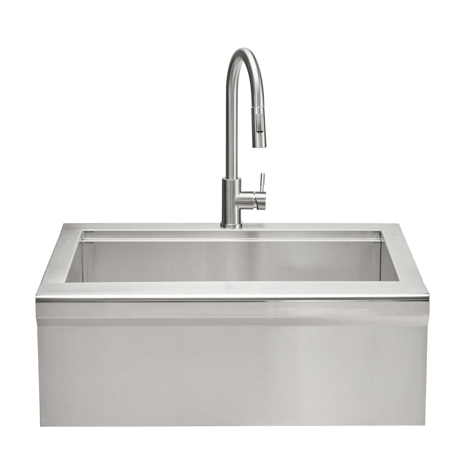 Coyote Outdoor Living 30 Inch Farmhouse Sink with Faucet
