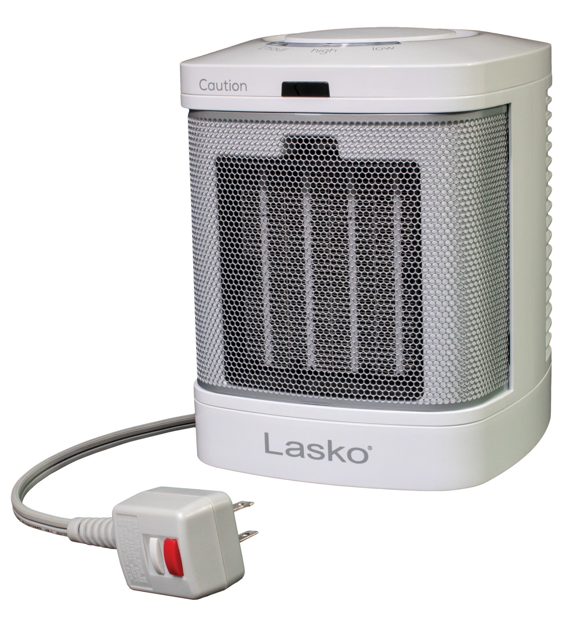 Lasko 8 Inch CD0822 Electric Bathroom Space Heater with ALCI Safety Plug