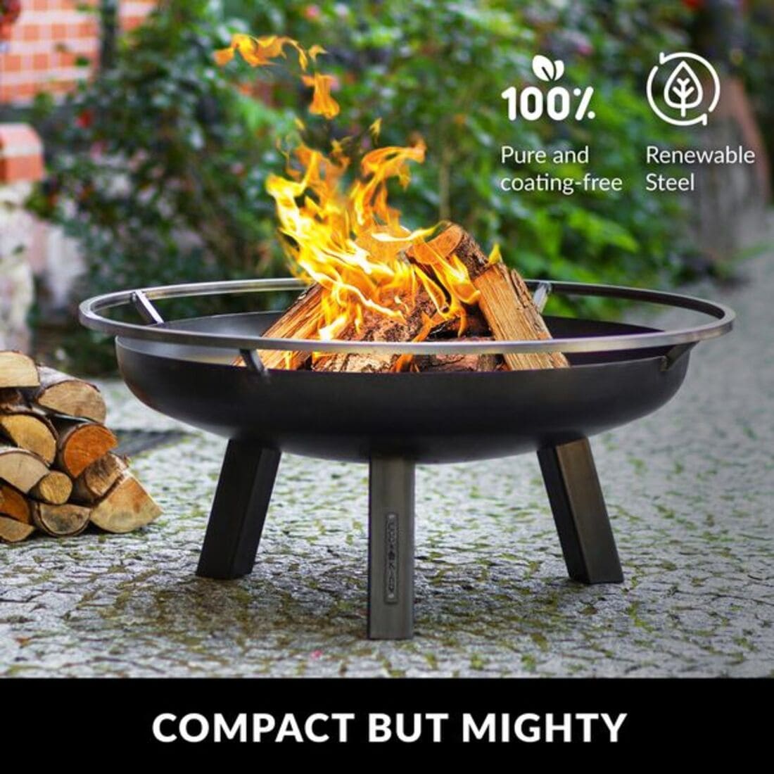 Good Directions 24 Inch Porto Wood Burning Fire Pit Set