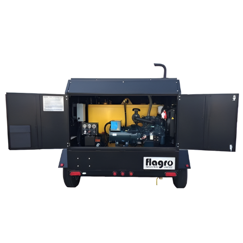 Flagro 800K BTU Air Recirculation Diesel Indirect Fired Heater with Oil Trailer