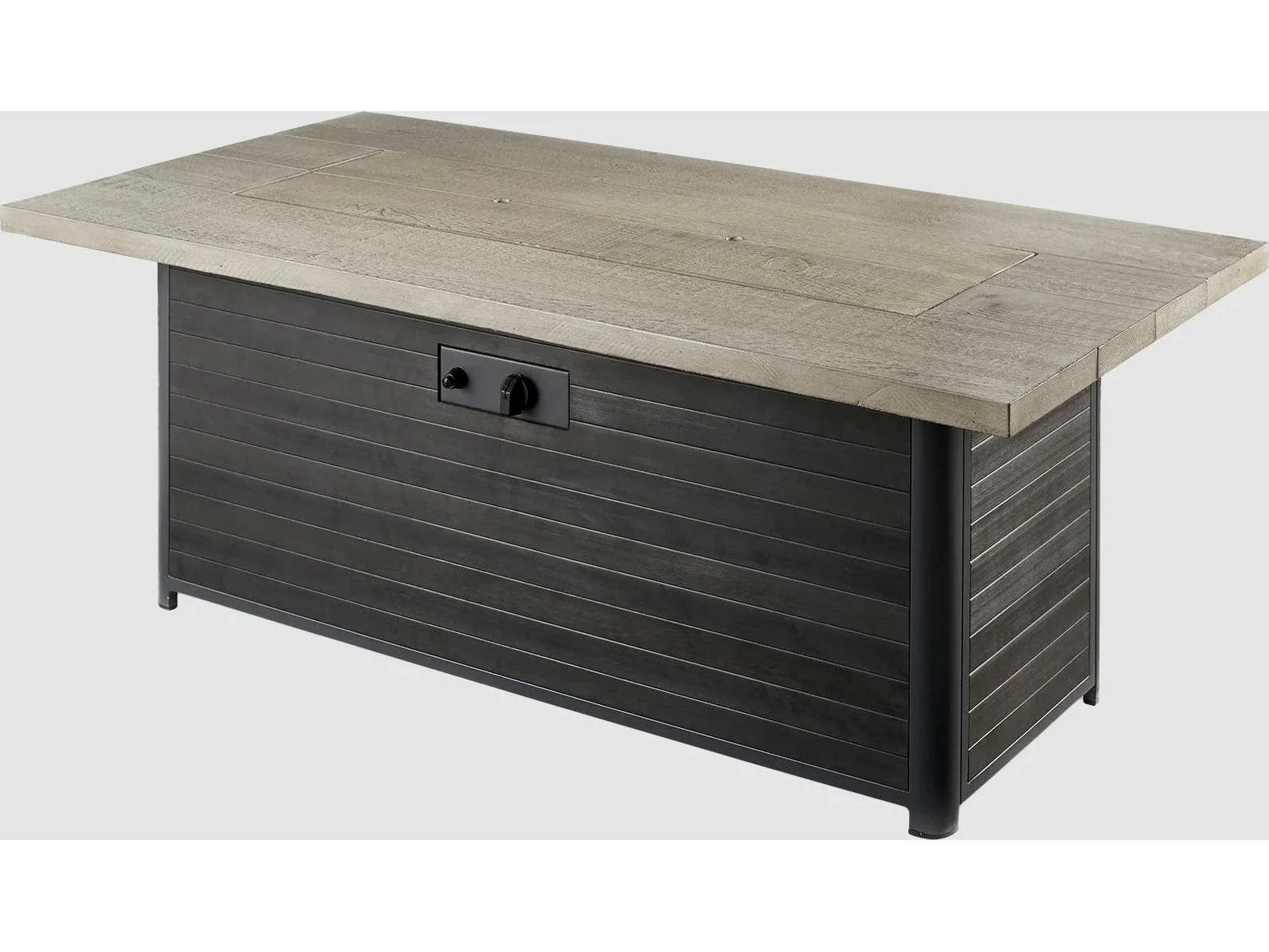 Outdoor Greatroom Company 61 Inch Cedar Ridge Linear Gas Fire Pit Table - DSI