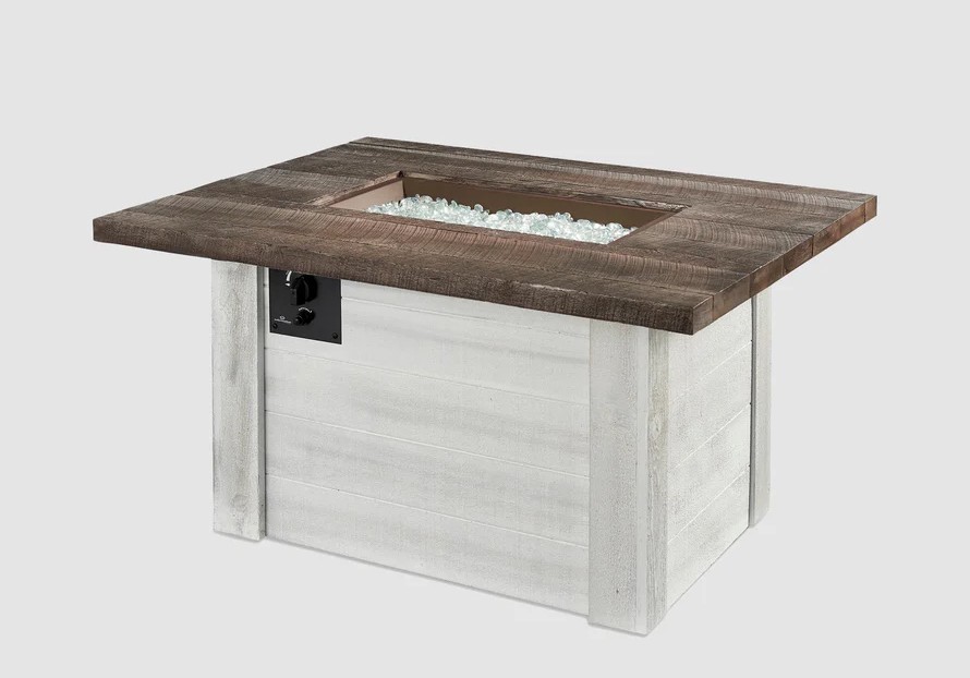 Outdoor Greatroom Company 48 Inch Alcott Gas Fire Pit Table - Direct Spark Ignition