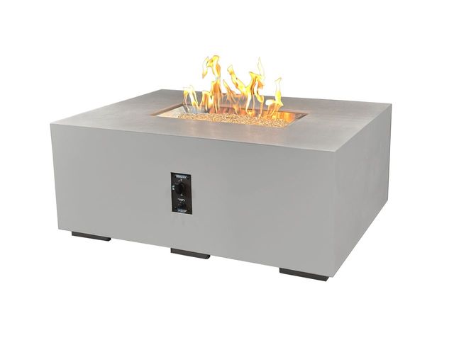 Outdoor Greatroom Company 48 Inch Cove Concrete Linear Gas Fire Pit Table