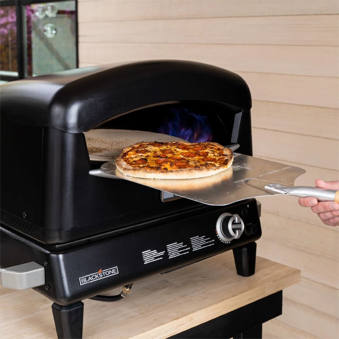 Blackstone Propane Pizza Oven with Mobile Cart