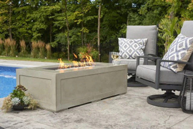 Outdoor Greatroom Company 48 Inch Linear RTF Natural Gas Fire Pit Kit