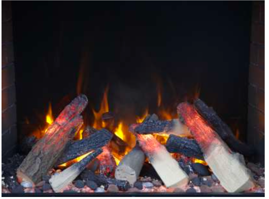 Amantii 6 Piece Fire Logs with LED Lights