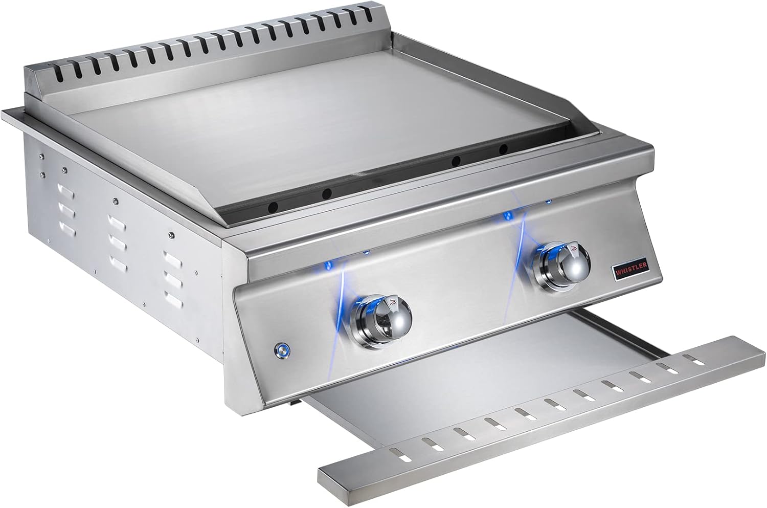 Whistler Grills Stainless Steel Built-In Gas Griddle