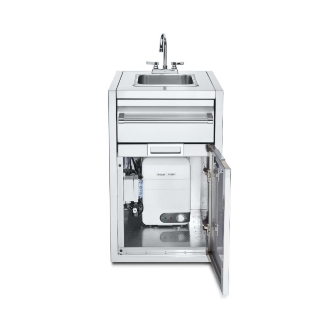 Crown Verity 22 Inch Infinite Series Built-In Wash Sink Cabinet