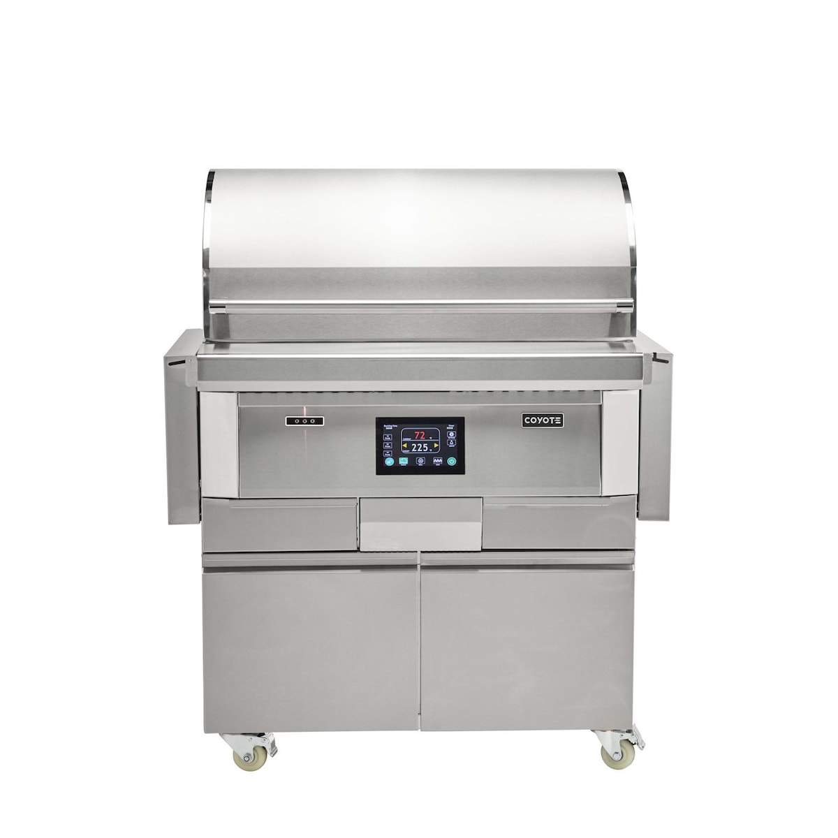 Coyote Outdoor Living 36 Inch Stainless Steel Pellet Grill with Cart