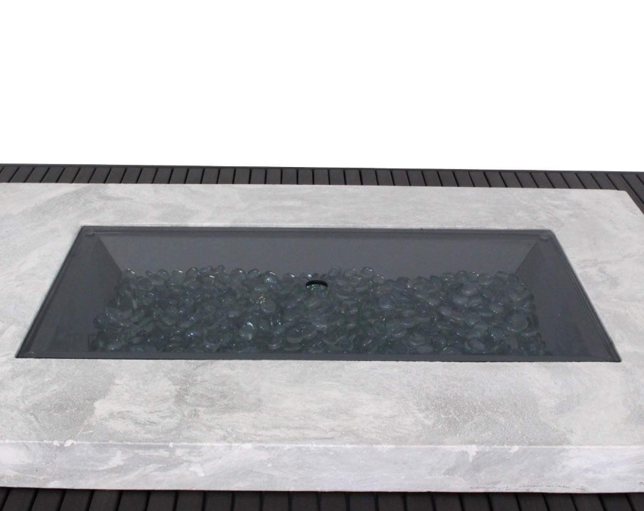 Outdoor Greatroom Company 12 x 24 Inch Grey Cover for Linear Glass Burners