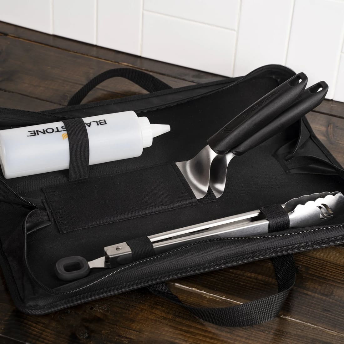 Blackstone Tabletop 5 Piece Griddle Essentials Toolkit with Bag