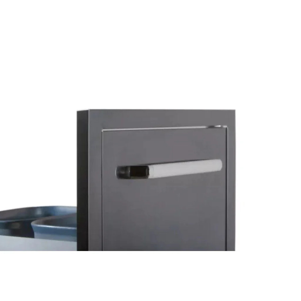 Whistler Grills Black Stainless Steel Trash Can