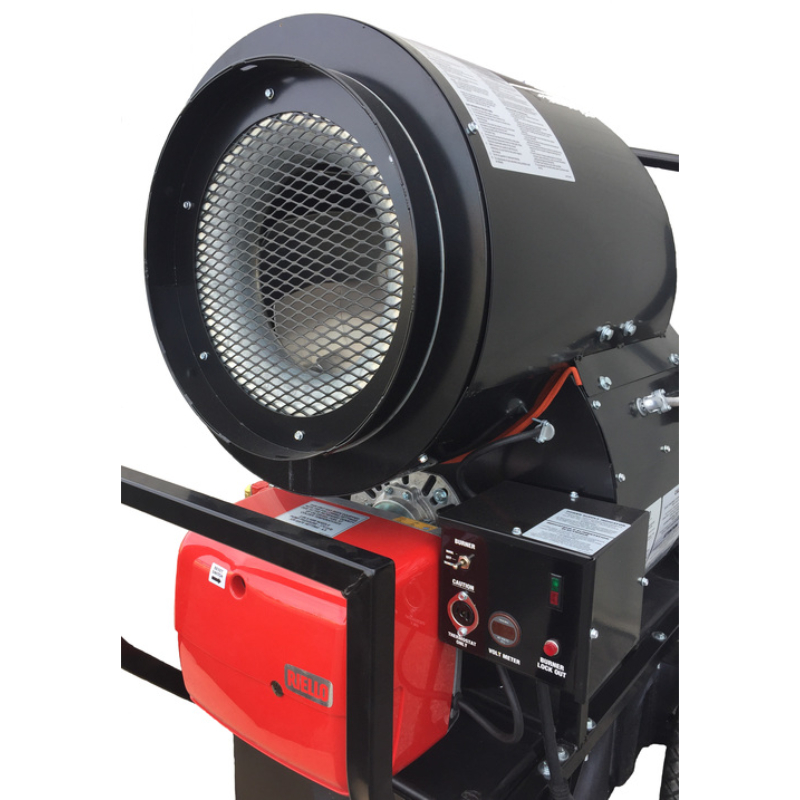 Flagro 390K BTU Recirculating Hood Diesel Indirect Fired Heater with Fuel Tank