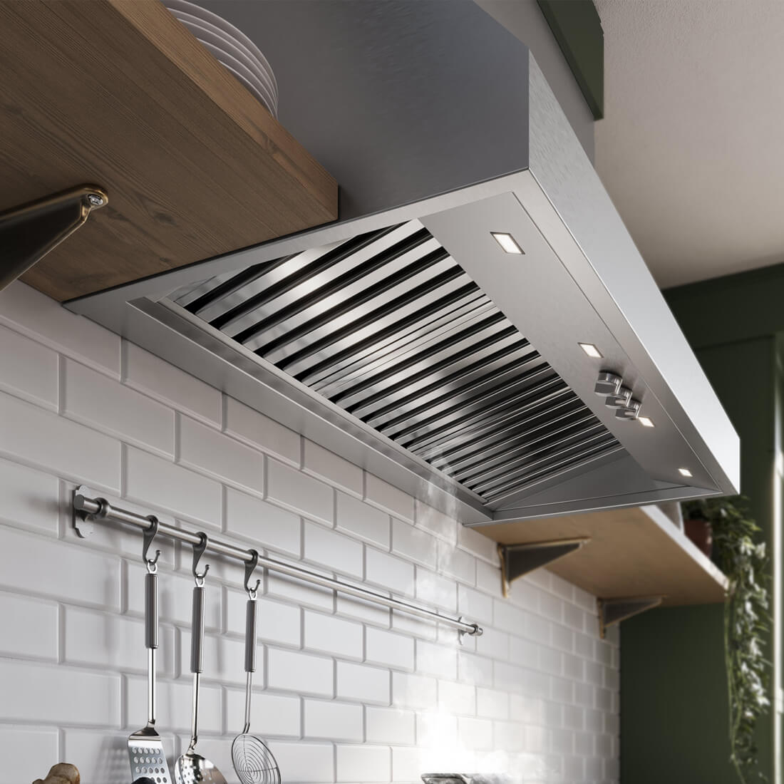 Falmec Zeus Pro Stainless Steel 600 CFM Wall Mount Hood