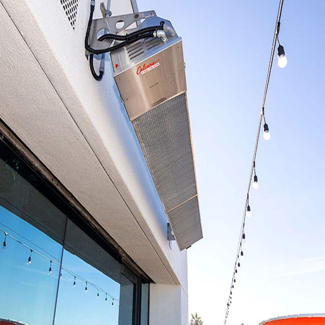 Calcana 10 Foot 75K BTU Stainless Steel High Output Gas Patio Heater