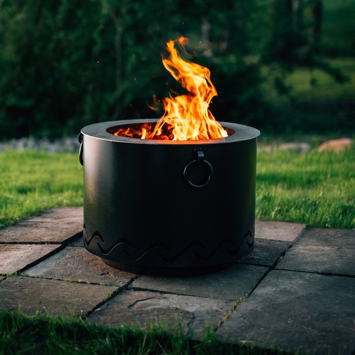 Fire Pit Art 25 Inch Mesa Smokeless Wood Burning Fire Pit