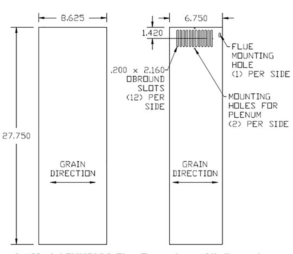 Broan 10 Foot Stainless Steel Optional Flue Extension for B58 Range Hoods