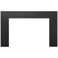Napoleon 3-Sided Black Backerplate for Rosedale 3 Gas Fireplace Inserts