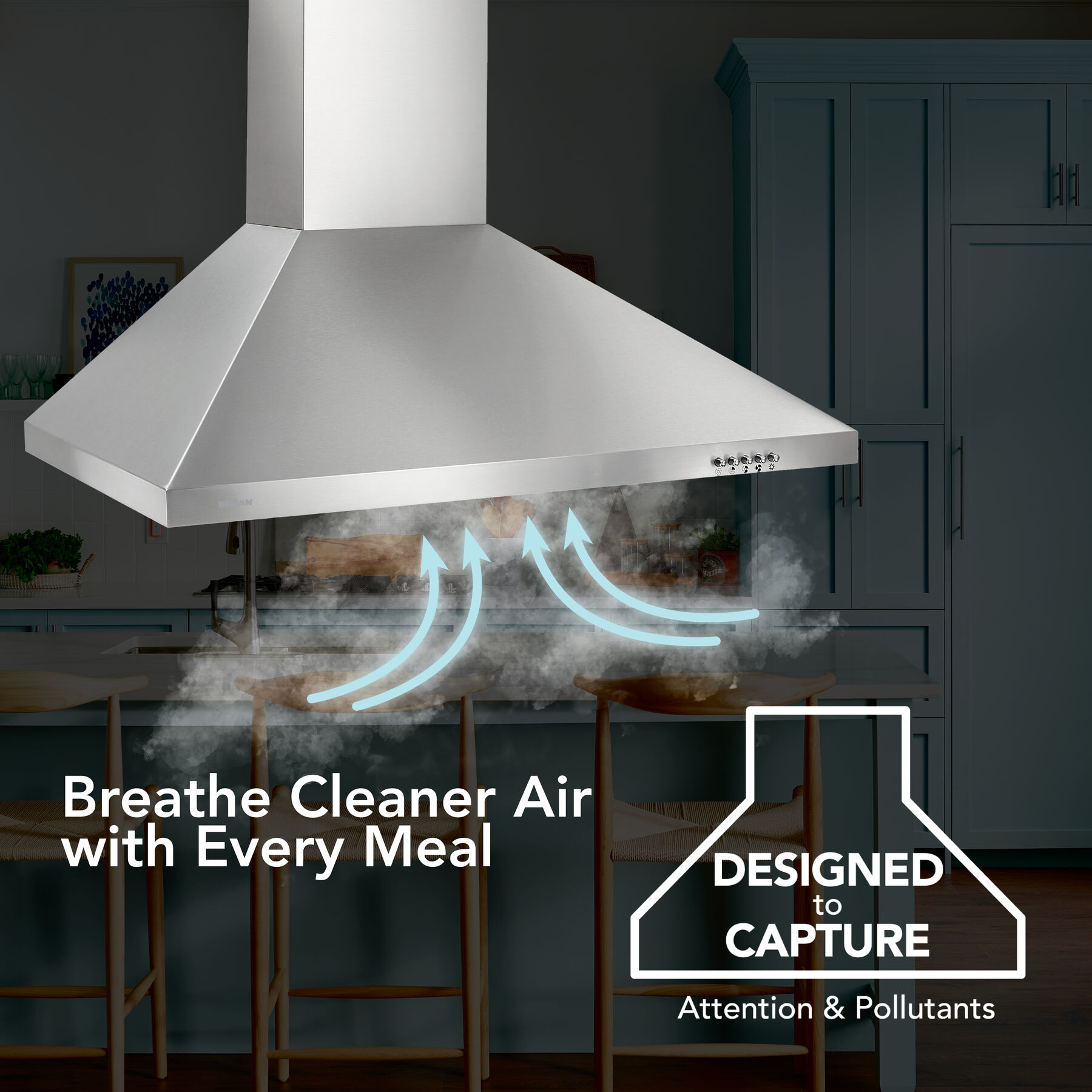Broan 30 Inch Stainless Steel BW50 European Style Vent Hood