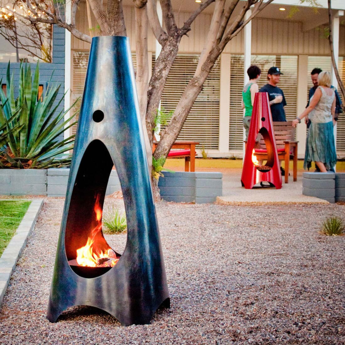 Modfire 4 Foot Standard Outdoor Wood Burning Chimenea