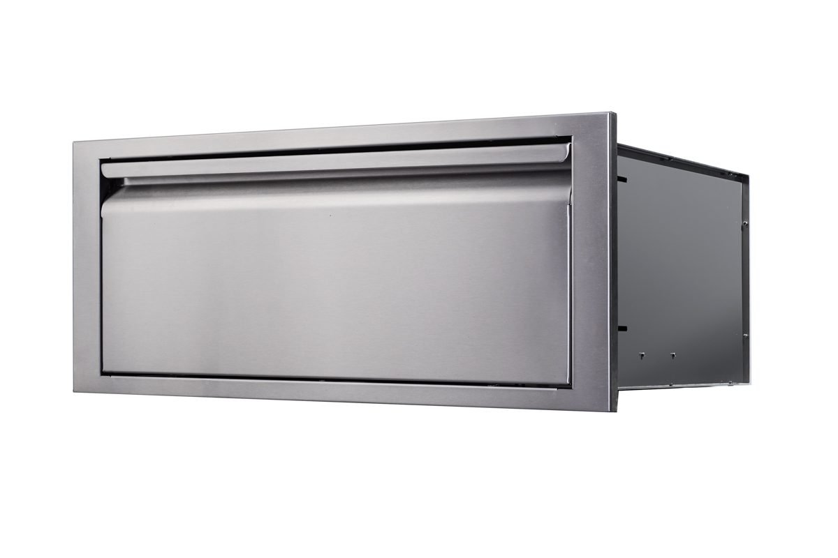 Memphis Grills 30 Inch Stainless Steel Lower Drawers for Pro Pellet Grills