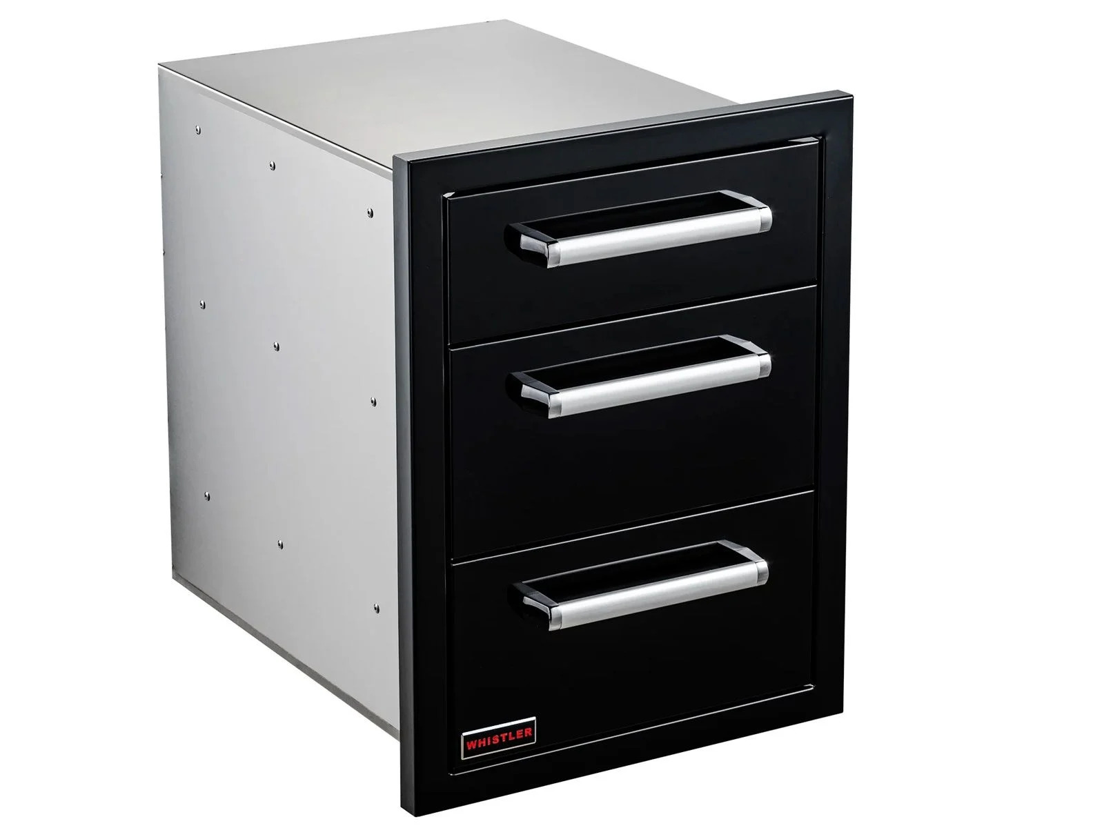 Whistler Grills Black Stainless Steel Triple Drawer