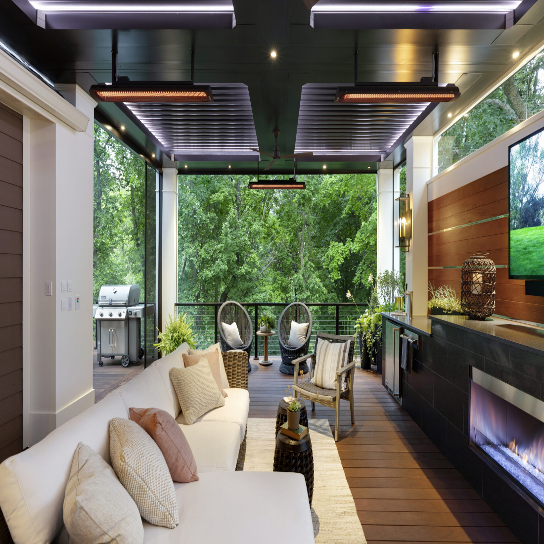 Bromic 3000W/208V Black Tungsten Smart Electric Heater