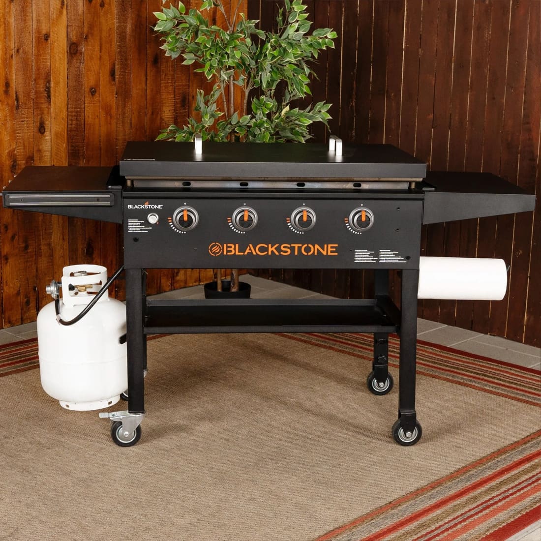 Blackstone 36 Inch Hard Cover with Handles and Hanging Brackets for Griddles