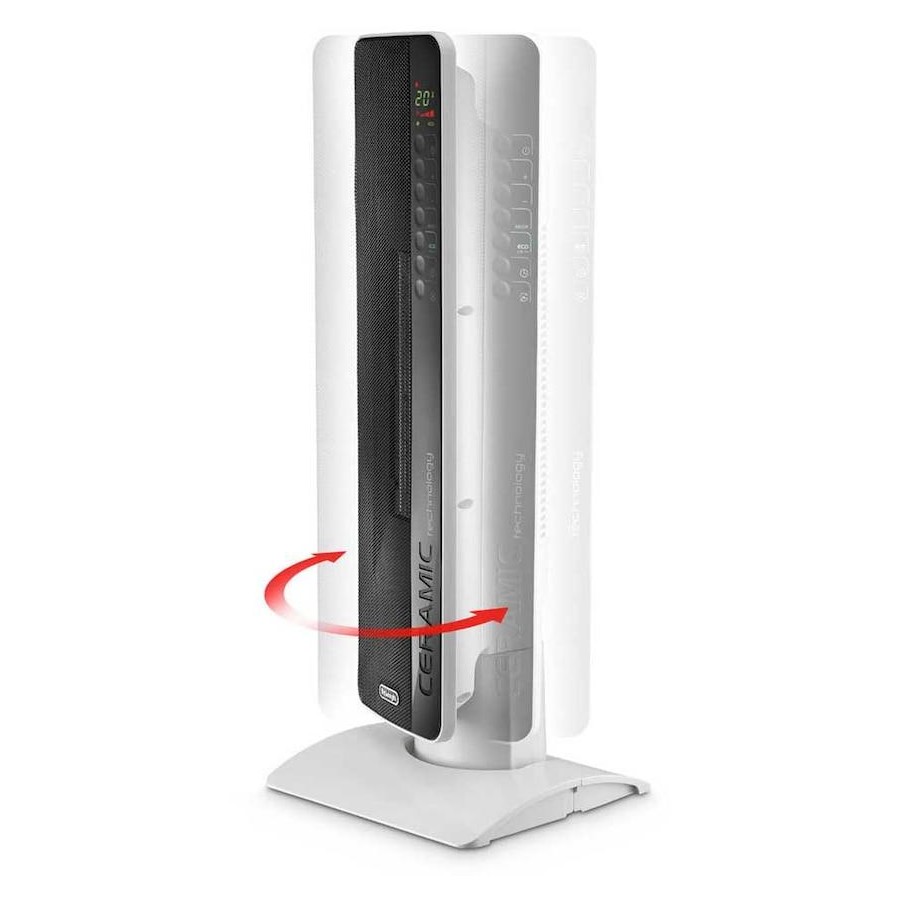 DeLonghi Ceramic Tower Room Heater with 3 heat settings