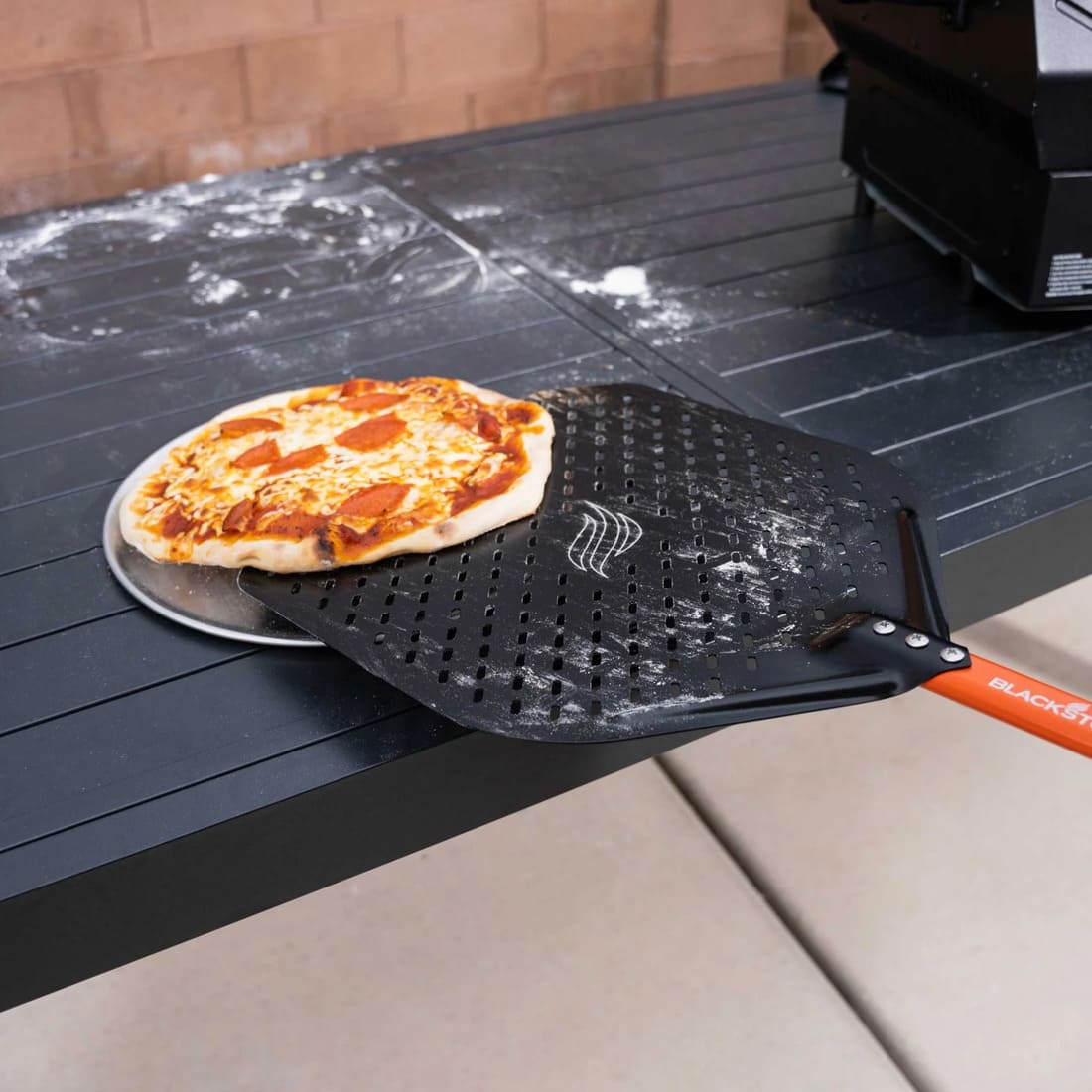 Blackstone Perforated Aluminum Pizza Peel for Griddle