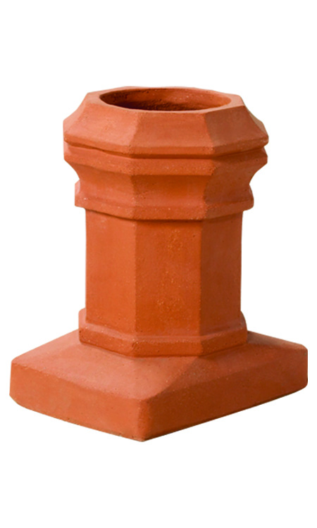 Superior Clay Edwardian Glazed Chimney Pot