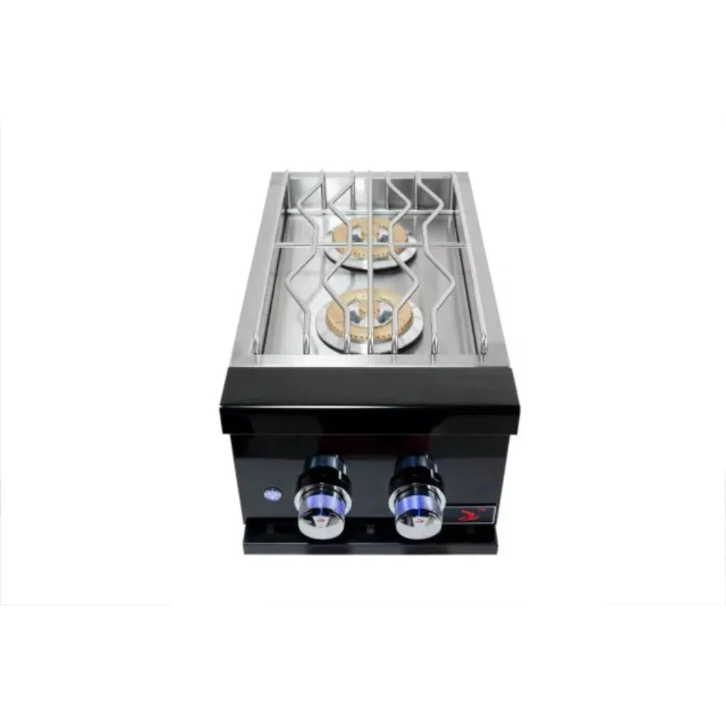 Whistler Grills Black Stainless Steel Prime Double Side Gas Burner