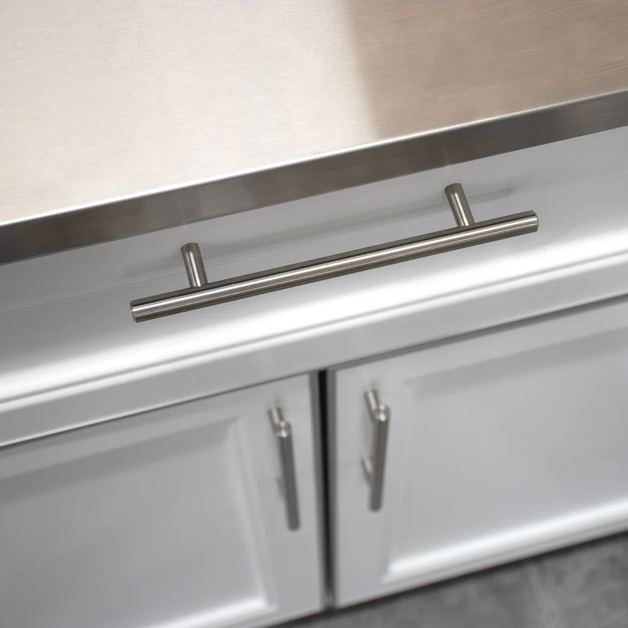 Blue Sky 30 Inch Two-Door and Drawer White Shaker Outdoor Kitchen Cabinet