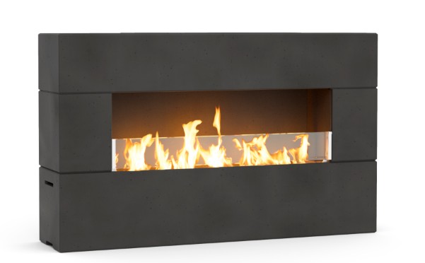 American Fyre Designs 72 Inch Milan Low Linear Outdoor Gas Fireplace - Flame Sense Manual Ignition